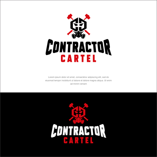 Manly LOGO for the Contractor Cartel Design réalisé par Elesense