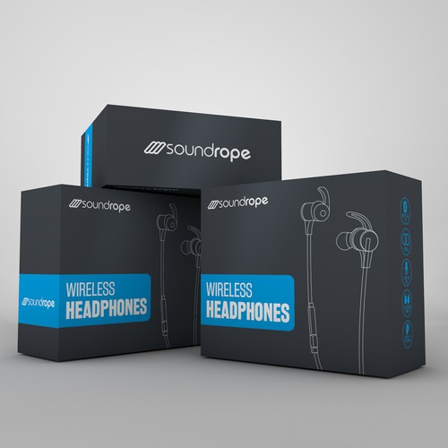 Bold Box for Wireless Headphones Design por P.D.S.
