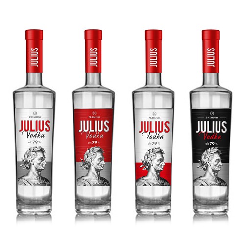 Label design for new vodka Brand Design by infest