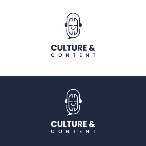 Podcast Logo for a Fun Business Podcast Intersecting Company Culture & Marketing Design by Nicusor Duman