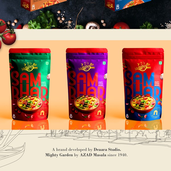 Spice company Branding and Packaging