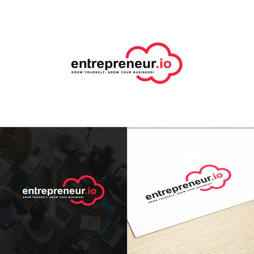 NEW LOGO: Entrepreneur.io - Entrepreneurs Helping Entrepreneurs Design by RheyDesign24