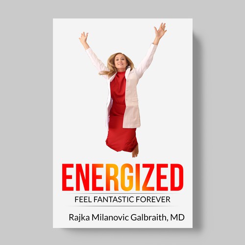 Design a New York Times Bestseller E-book and book cover for my book: Energized Design by TopHills