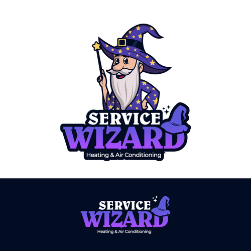 Service Wizard Logo Design by Luel