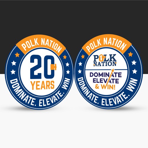 Employee Service Tenure Milestones Commemorative Coin Design by Ahsanaq