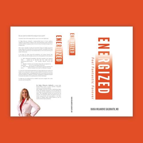 Design a New York Times Bestseller E-book and book cover for my book: Energized Design by Retina99