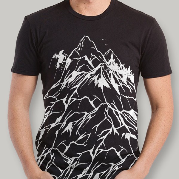 Design by D.A.Y titled "Skyrim horse physics T-shirt"