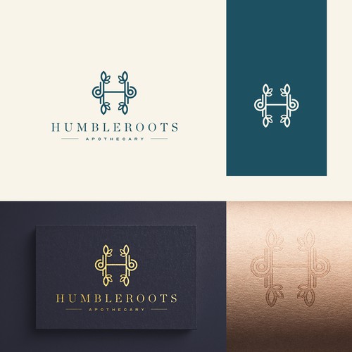 Design a plant-based, health and wellness logo for a new, innovative herbal apothecary. Diseño de cs_branding