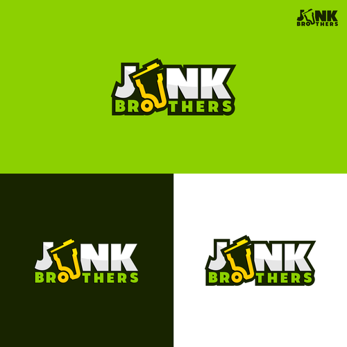 Fun logo for our local, family owned junk removal business Design by cbertti