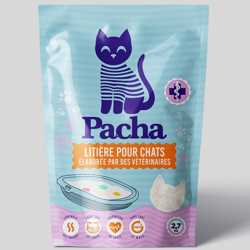 Cat Litter startup Minimalistic packaging - Contest Design von agooshe