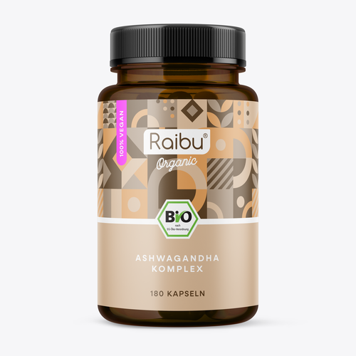 Create a Premium Supplement Jar Label for Natural Supplement Brand! Design by athenabelle