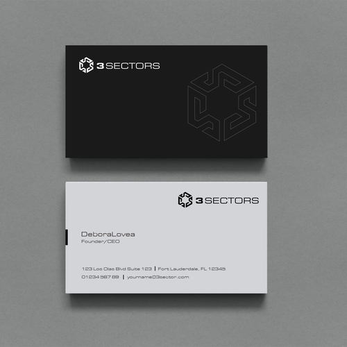 Design logo for 3Sectors (Conference and exhibition organization company) Design by debora_