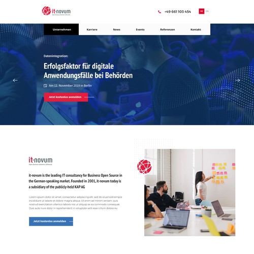 WordPress theme design contest entry by Aj3664