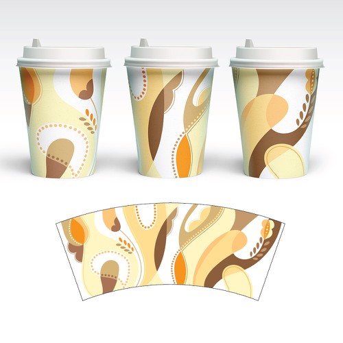 Artwork Design for Paper Cups Réalisé par Maria GR