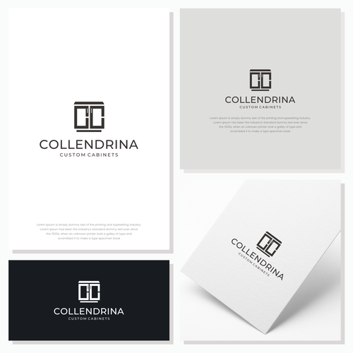 Design simple logo that pops for our cabinet company Design by subor_