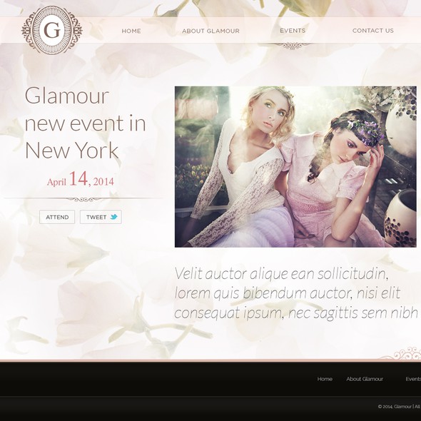 Feminine Website Templates