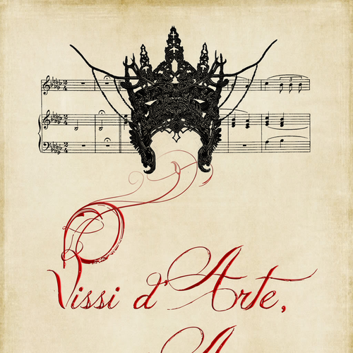 Illustrate a key visual to promote Anna Netrebko’s new album Réalisé par Xerand