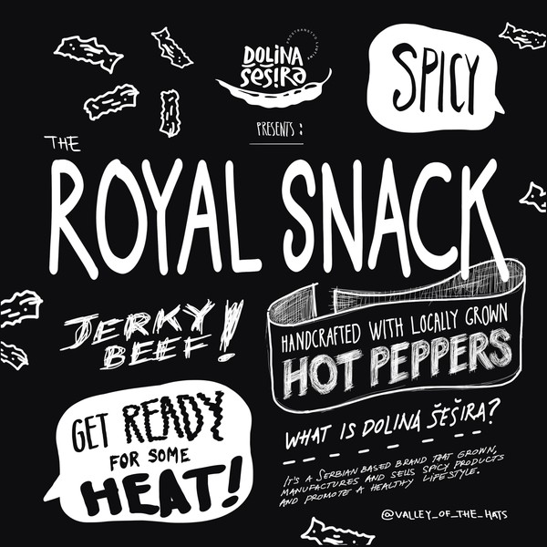 Design realizzato da Ale Art intitolato "Poster for Food Brand "