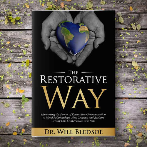 Design a book cover for a book about restorative communication Design by Sam Arts✮⋆˙