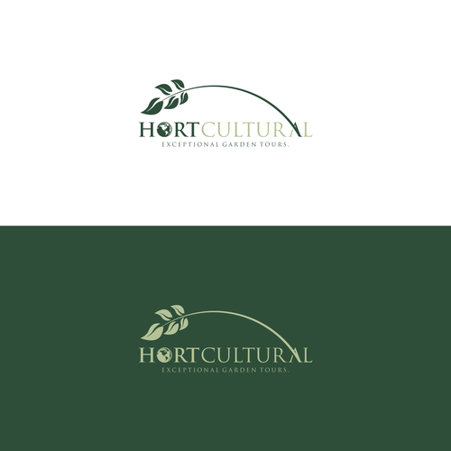 Sophisticated, bold logo for international garden tour company Diseño de Leon_id