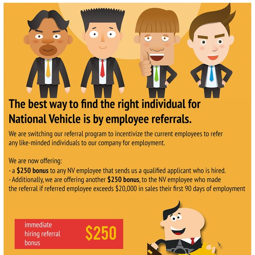 Employee Referral Flyer Template The Power Of Adverti 9411