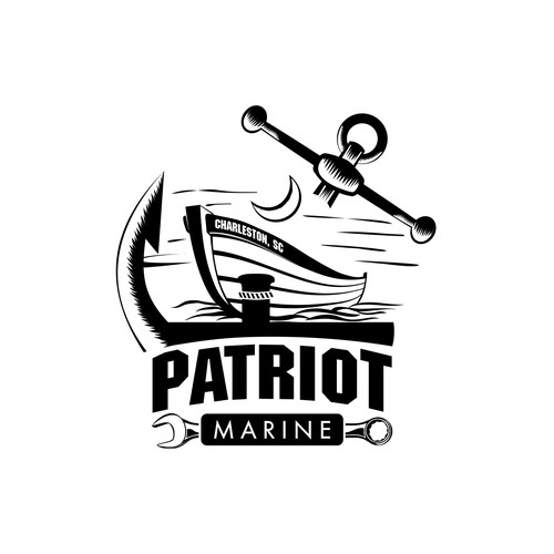 New marine repair company needs a modern classic logo. Design by reza b