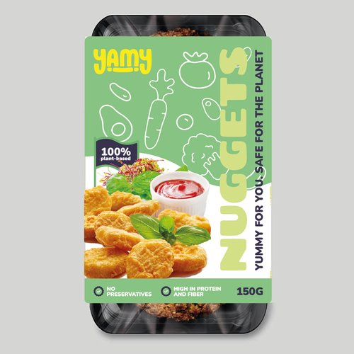 Vege food packaging design Design by Grozny Ninja