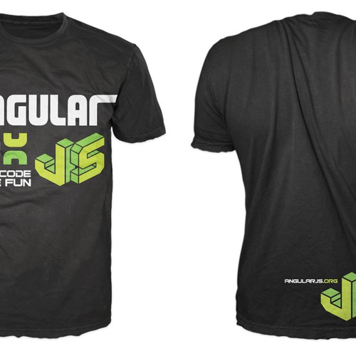 AngularJS needs a new t-shirt design Ontwerp door appleART™