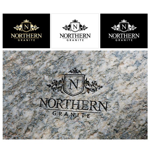 Create elegant logo for a luxury granite counter top fabricator Design réalisé par .atje