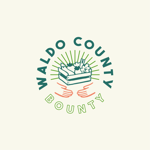 99nonprofits winner - Design a fresh, active logo for a nonprofit fighting hunger with locally grown foods in Maine. Design by Ameline Studio