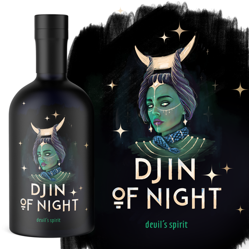 DJIN OF NIGHT (GIN) Ontwerp door OtomPotom