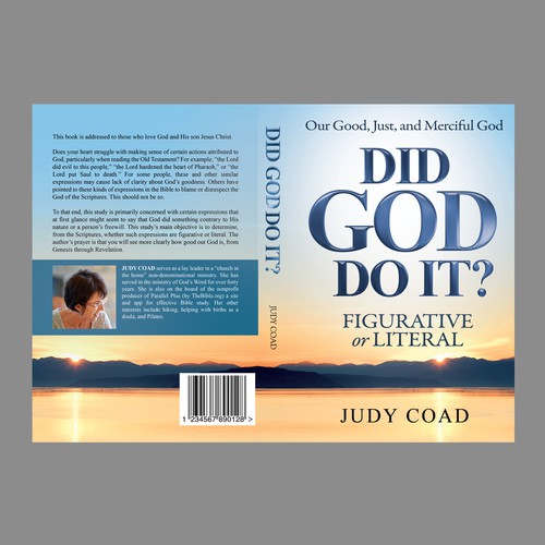 Design book cover and e-book cover  for book showing the goodness of God Design by TRIWIDYATMAKA