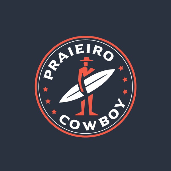 Minimalistic logo ''Praieiro Cowboy''