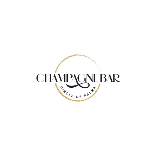 Luxury and modern Champagne Bar logo Design by TheLogo69