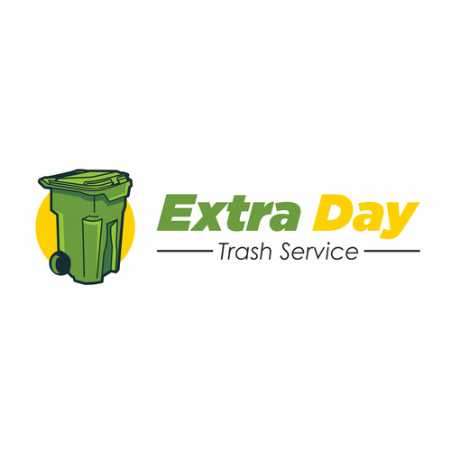 Trash Service Logo Design by HTM