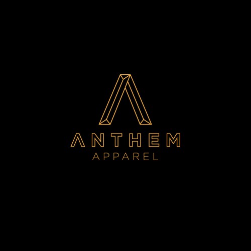 aurorapixelさんのAnthem Apparel needs a brand logo design for it's urban-modern clothing line.デザイン