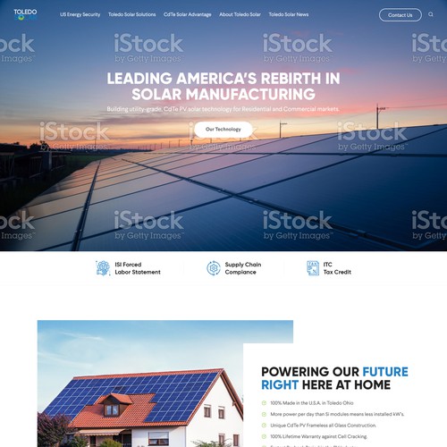 Website Redesign for Solar Panel Manufacturer and Tech Company Design by pixelwebplanet