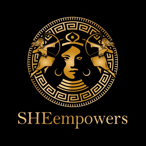 SHEempowers - luxurious design of a woman preferrably in some kind of a circle to appeal to women professionals Design by Jacob Gomes