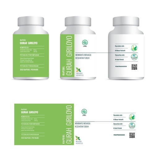 Design a Fresh, Simple, and Neat Label for An Herbal Supplement Bottle Design by Insan_M
