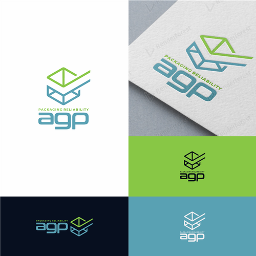 AGP BRAND LOGO-ontwerp door kunz