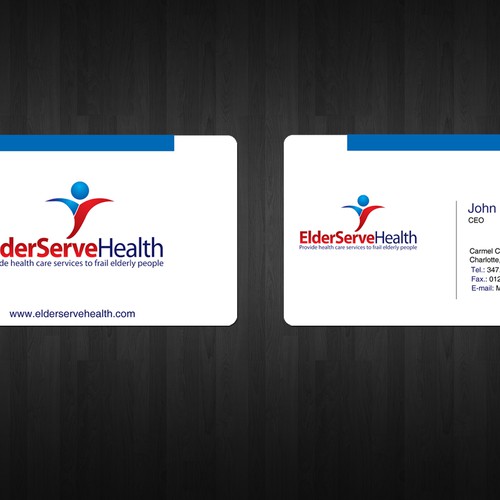 Design an easy to read business card for a Health Care Company Design by Samer Wagdy