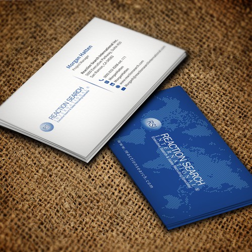 Create a new Business Card design for an Executive Search Company Design réalisé par AkGraphicsSolutions