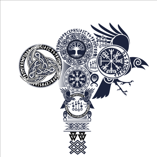 Nordische mythologie symbole tattoo