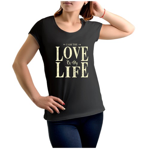 Feminine T Shirt Design For Empowering Self Love Quote Wettbewerb In Der Kategorie T Shirt 99designs