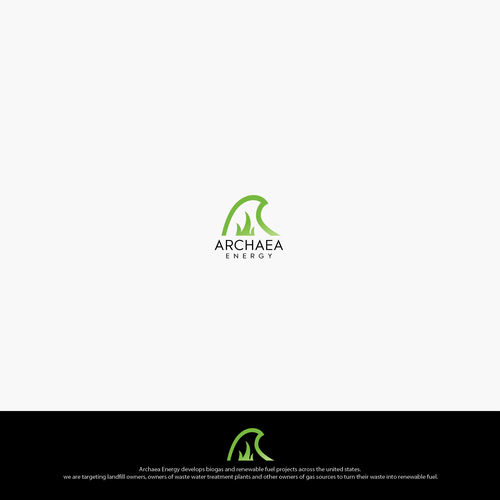 Archaea Energy Logo Design by hand