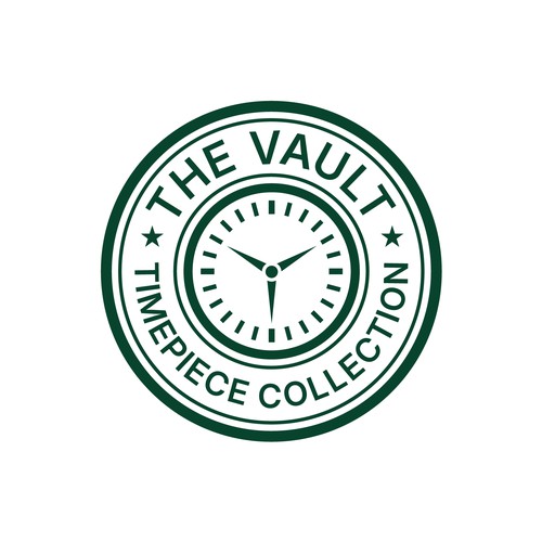 The Vault | Timepiece Collection Logo Contest Design by popydesign