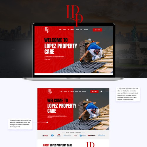 Design a Modern Property Preservation Website Company Design by MercClass