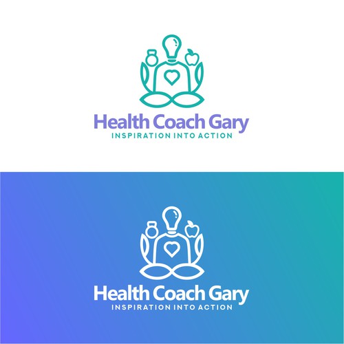 Motivational health & wellness logo- change lives! Design by zenoartdesign