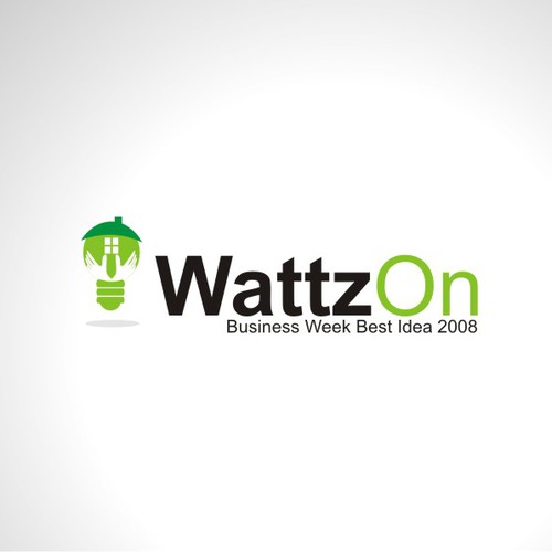 Help WattzOn (BusinessWeek Best Idea 2008) with a new logo Design by Songv™