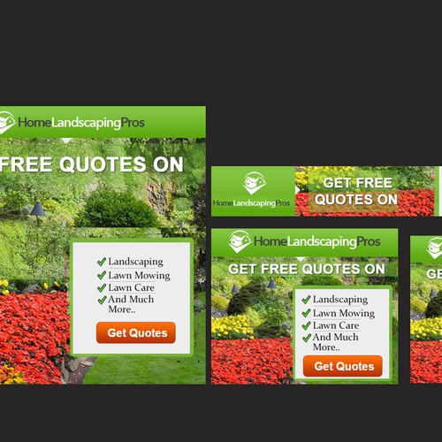 Fun and Exciting Landscaping Banner Ad Design by MargretSofia